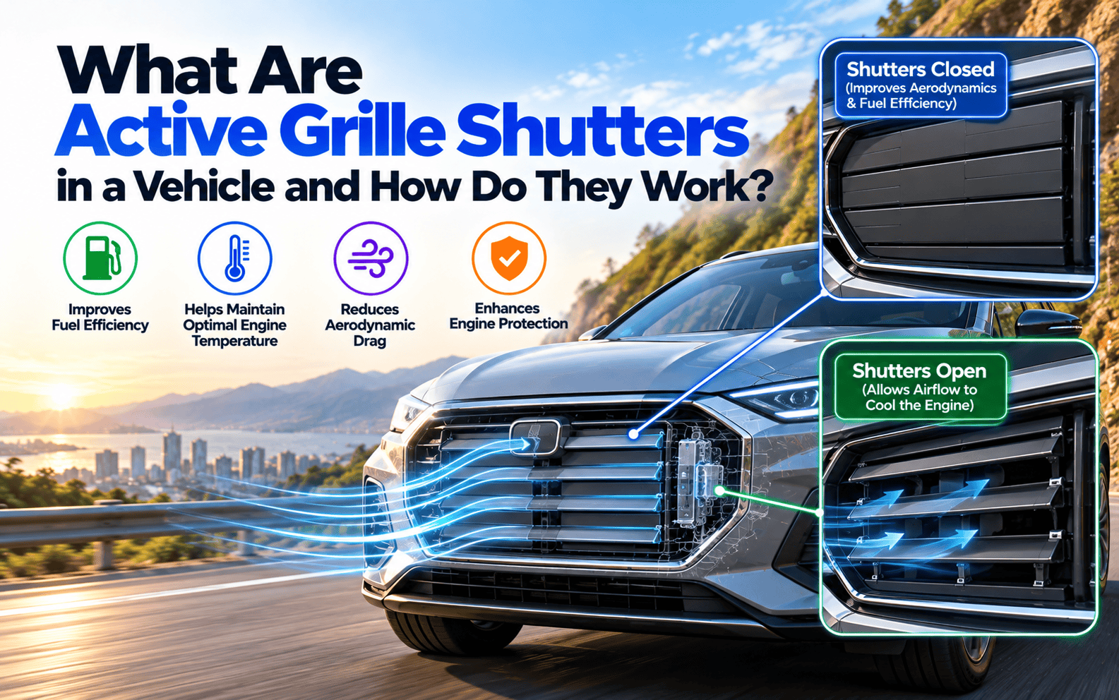 What Are Active Grille Shutters in a Vehicle and How Do They Work? feature image