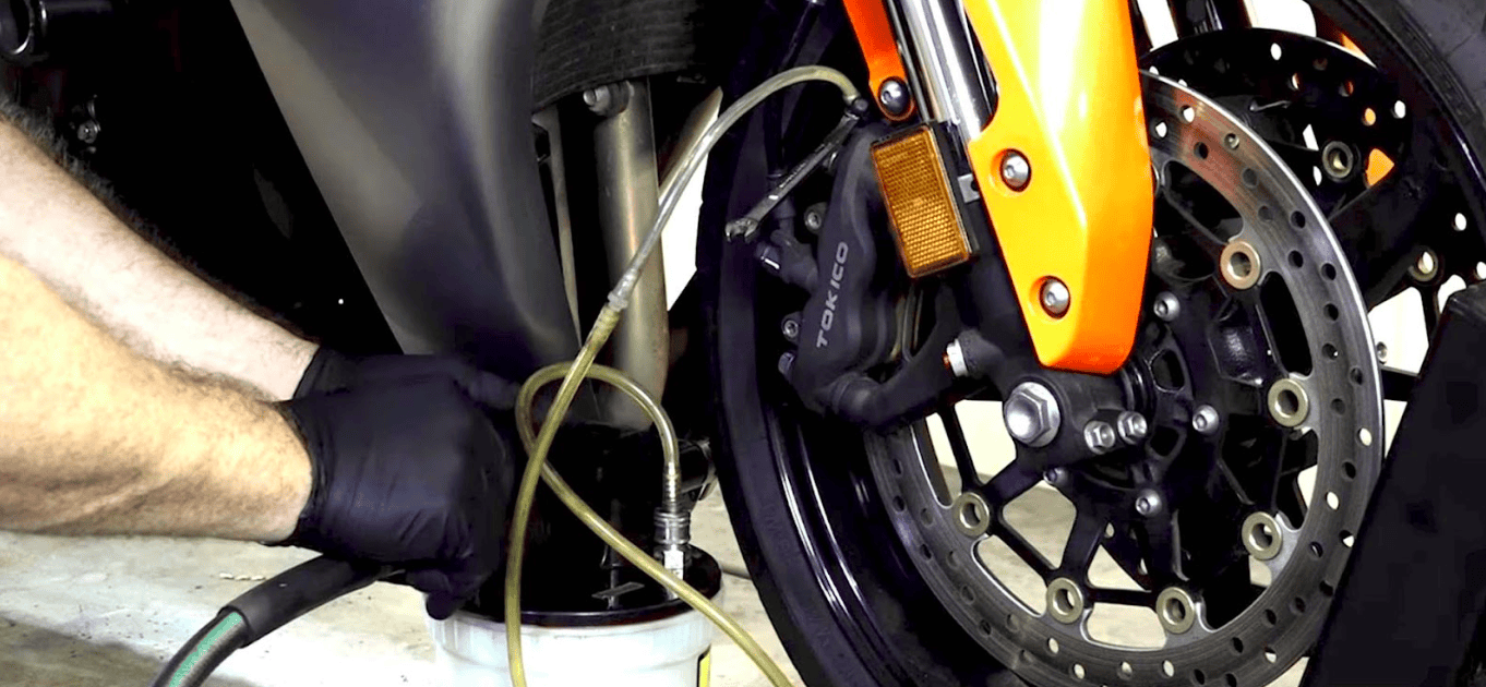 How to Correctly Remove Air Locks from a Motorbike Brake System feature image