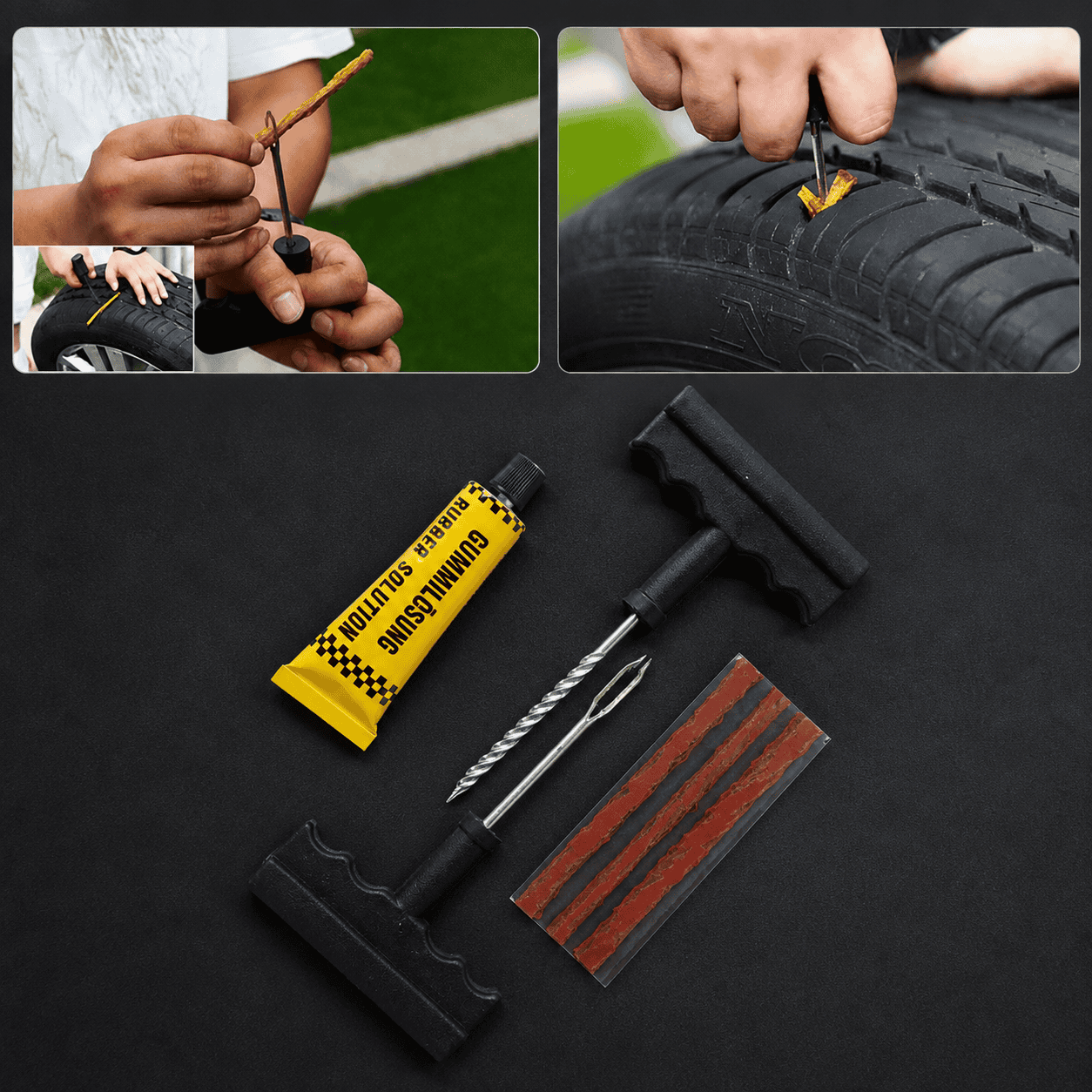 How to Correctly Use a Tire Puncture Repair Kit feature image