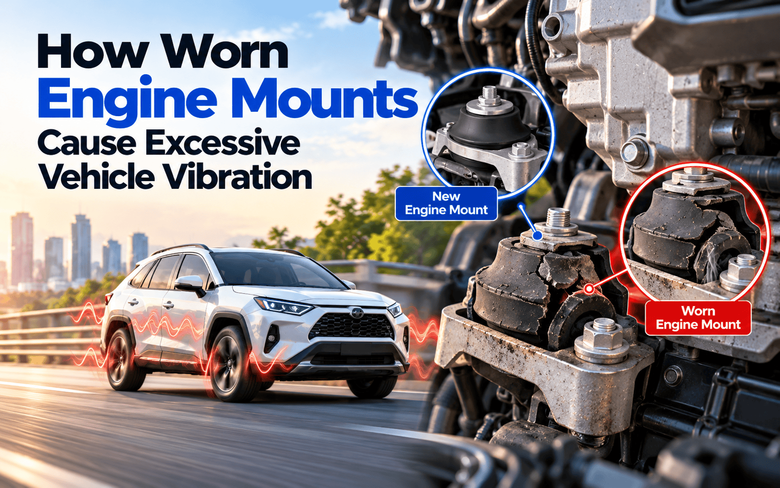 How Worn Engine Mounts Cause Excessive Vehicle Vibration feature image